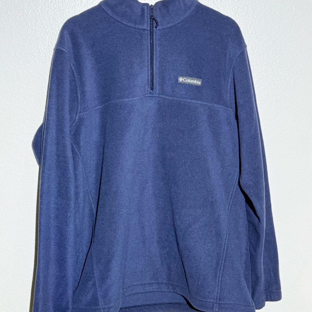 Columbia Men's Navy Zip-Up Sweater